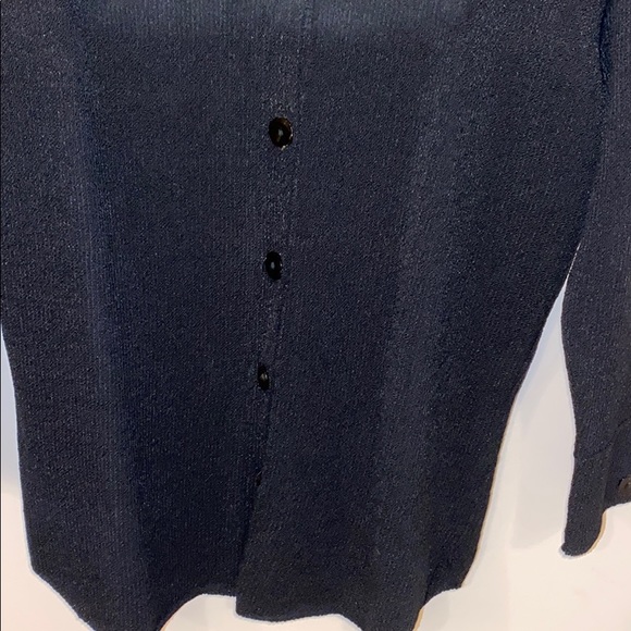 Ball of Cotton - L dark navy button down cardigan - Picture 3 of 7